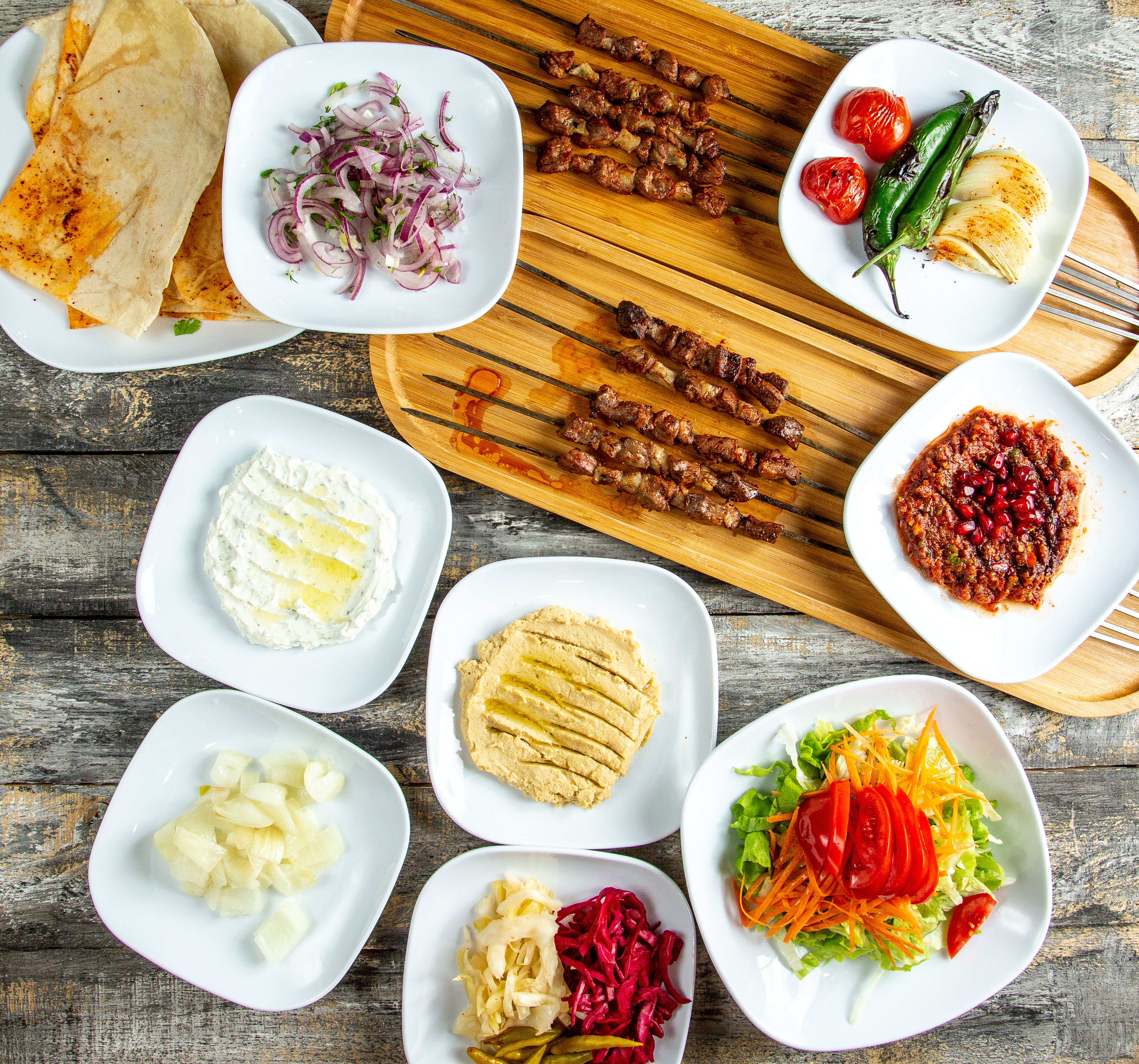 Traditional Turkish Food Spread