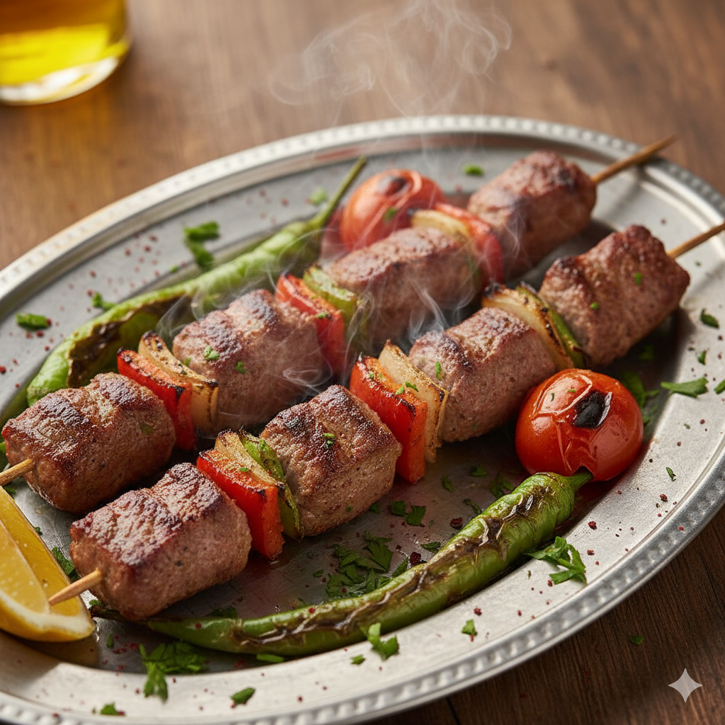 Traditional Turkish Şiş Kebab Recipe - Marinated Lamb Skewers