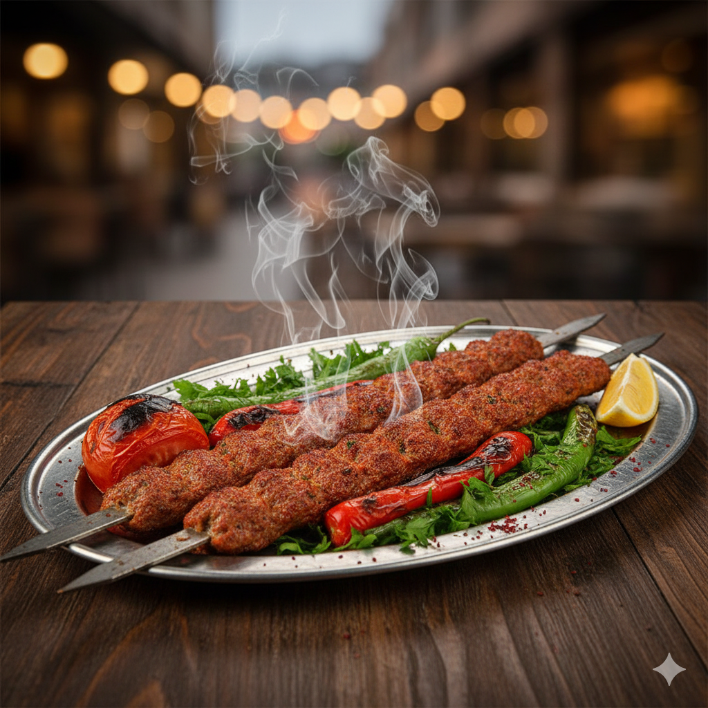 Authentic Adana Kebab Recipe - Spicy Turkish Ground Meat Kebab