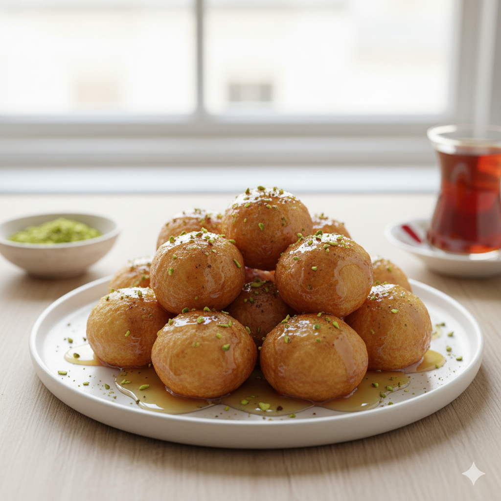 Turkish Lokma Recipe - Traditional Honey-Soaked Sweet Dumplings