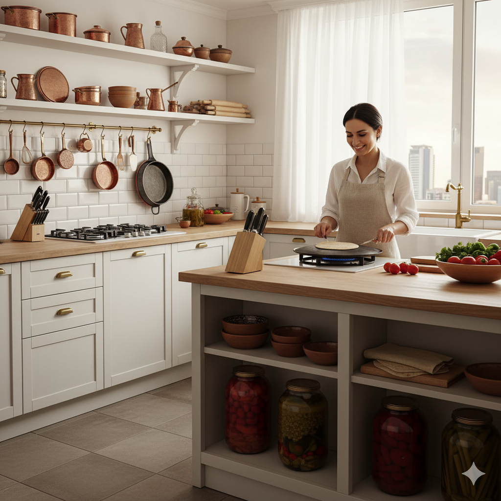 How to Set Up a Traditional Turkish Kitchen - Essential Tools and Layout